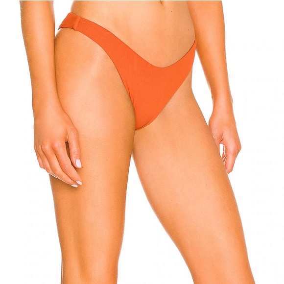 L*Space Cabana Bikini Ribbed Bottom Bitsy, Color: Amber, X-Small, NWT, Brand New - Picture 3 of 16